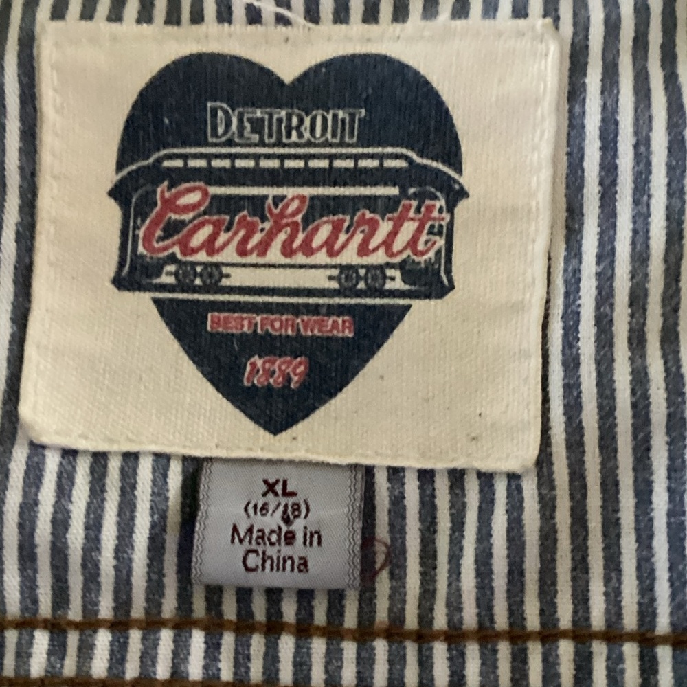 Carhartt Brown/Tan Canvas Work Vest vintage rare - Picture 2 of 9